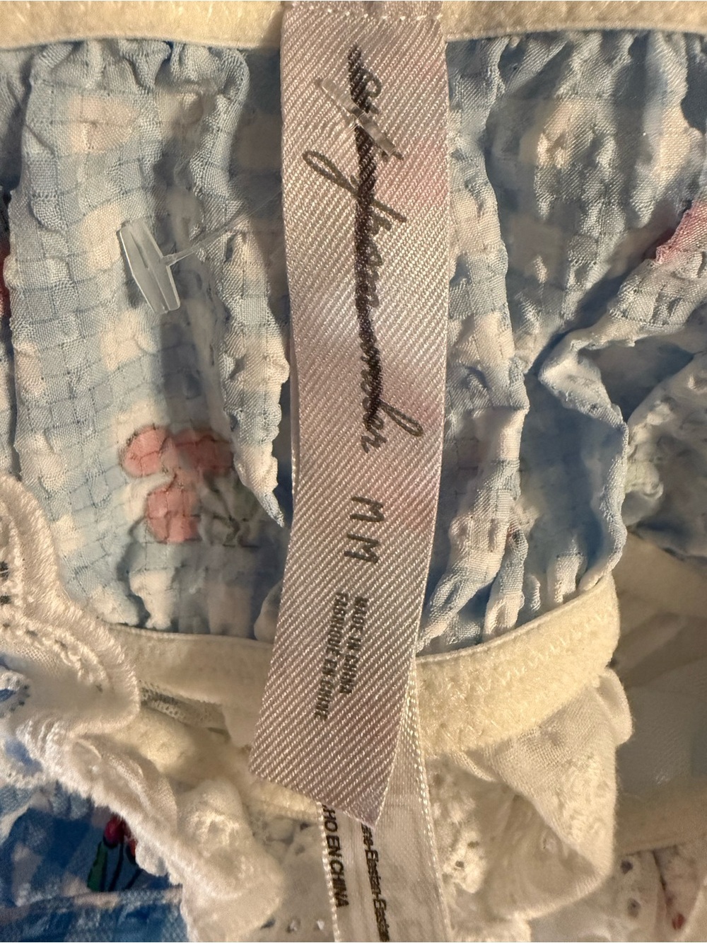 Urban Outfitters Pin Up Picnic Off-Shoulder Top - Picture 4 of 4